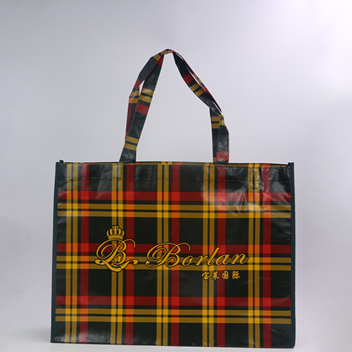 黑色無紡布購物收納手提袋定制