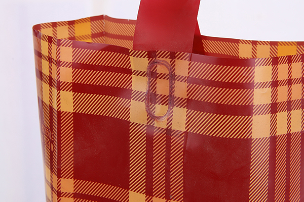 紅色PO手提購物服裝袋