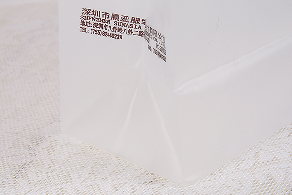 白色手提PO服裝膠袋